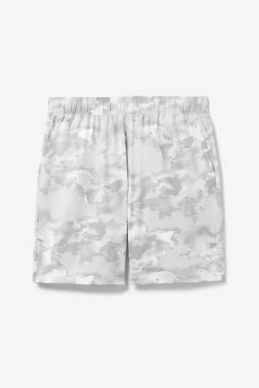 Fila Homme Deuce Court Printed Short Wht/Multiprt Fila France TEA-953821